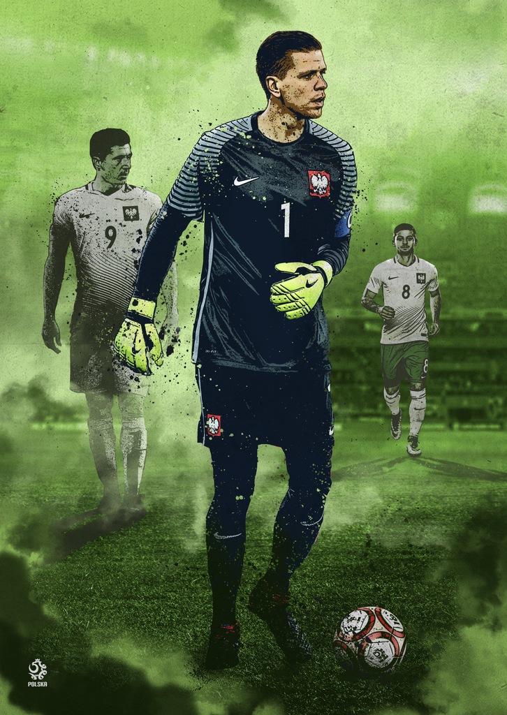 DISPLATE METALOWY PLAKAT WOJCIECH SZCZĘSNY HEROES