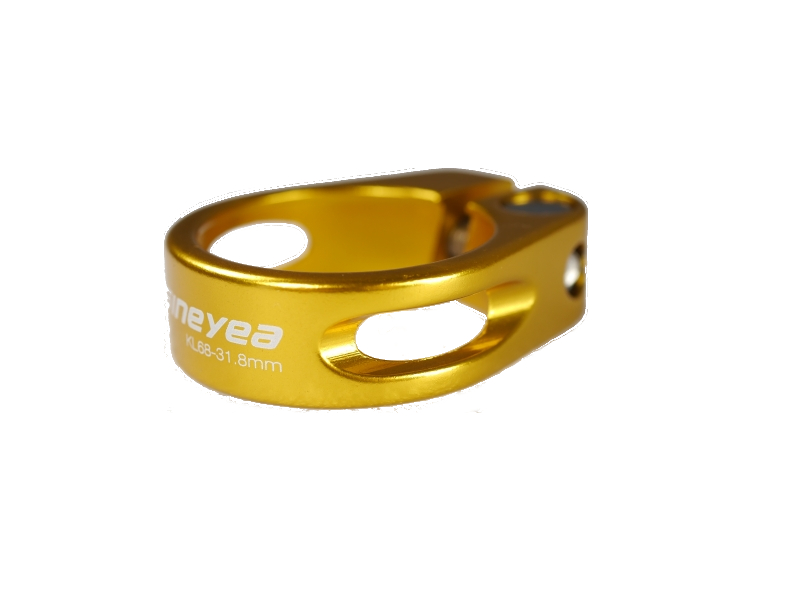 ZACISK SZTYCY, OBEJMA PODSIODŁOWA 31.8 mm złoty