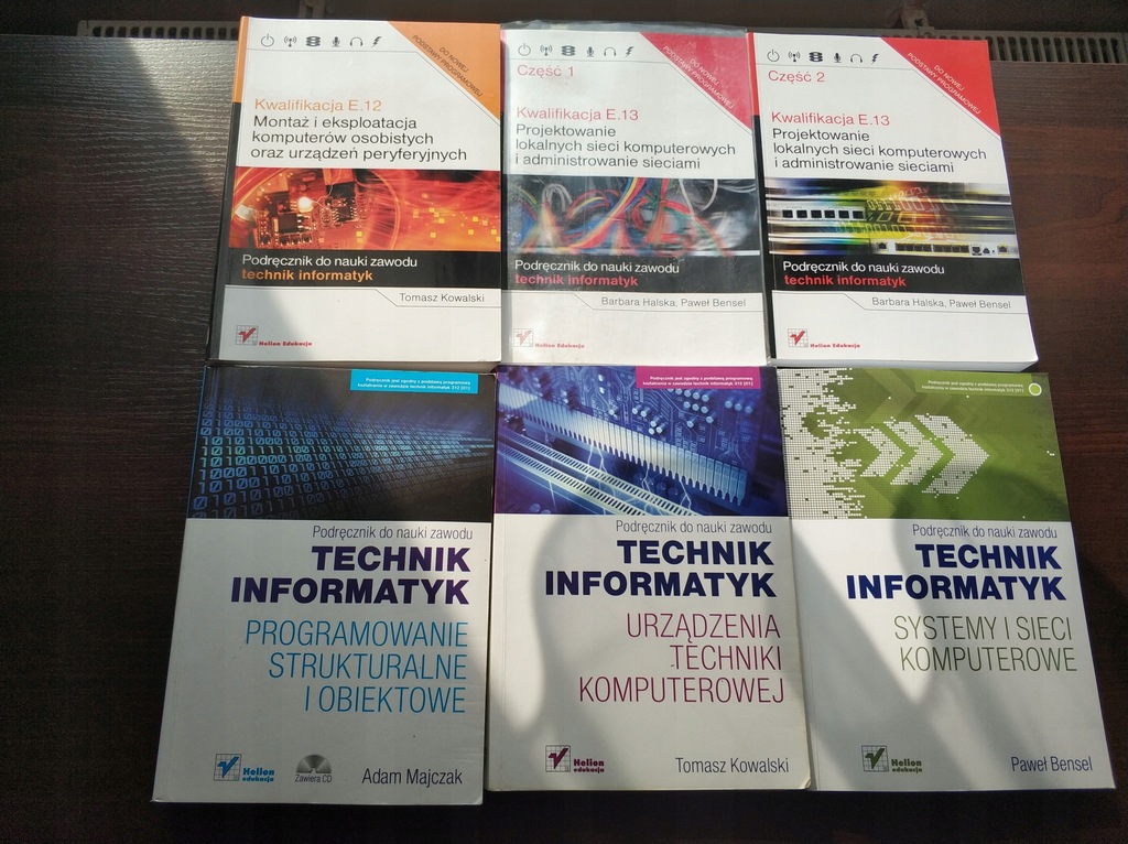 Technik Informatyk kwalifikacje E12 E13 E14 Helion