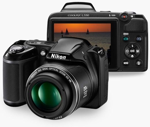 NIKON COOLPIX L330 CZARNY 20,2 MPiX 3' F-VAT 23%