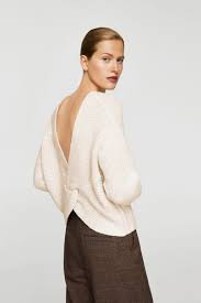 SWETER MANGO DEKOLT V PLECY JAK THE  ODDER SIDE 36