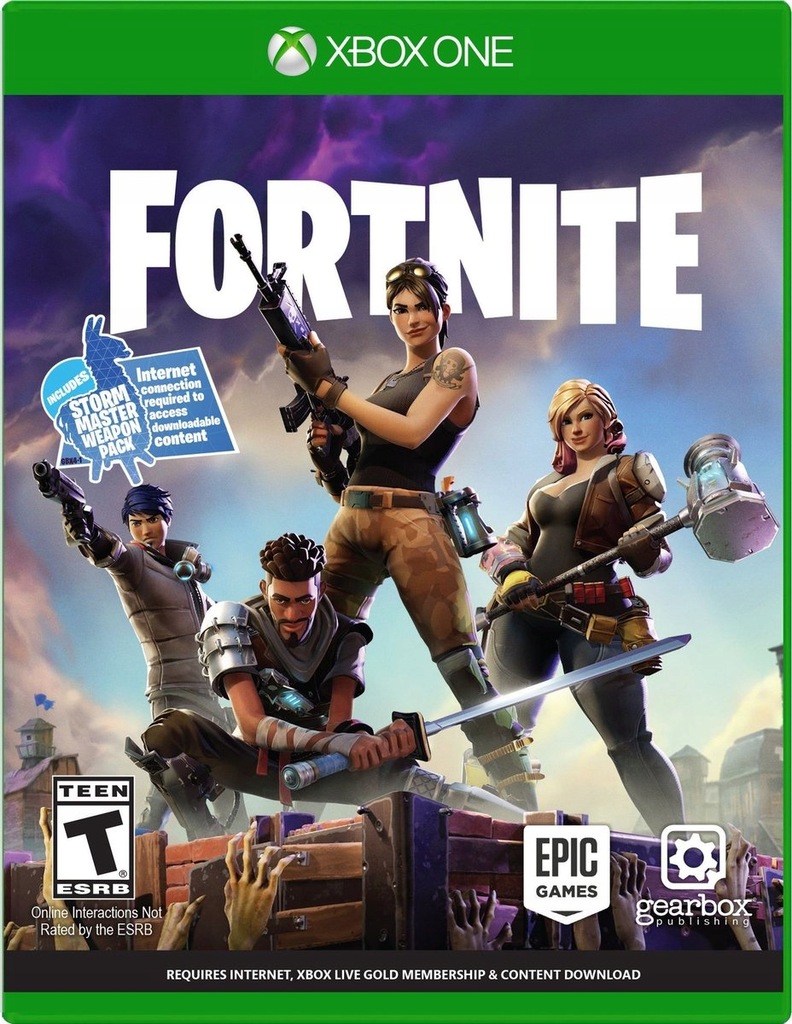 FORTNITE STANDARD EDITION XBOX ONE GRA ONLINE 7641531806 