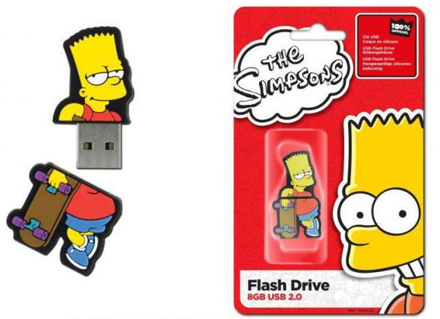 PENDRIVE BART SIMPSON USB 8GB TheSimpsons W-wa