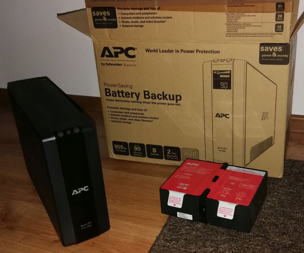 UPS APC Back UPS Pro900 BR900GI 900VA nowa bateria