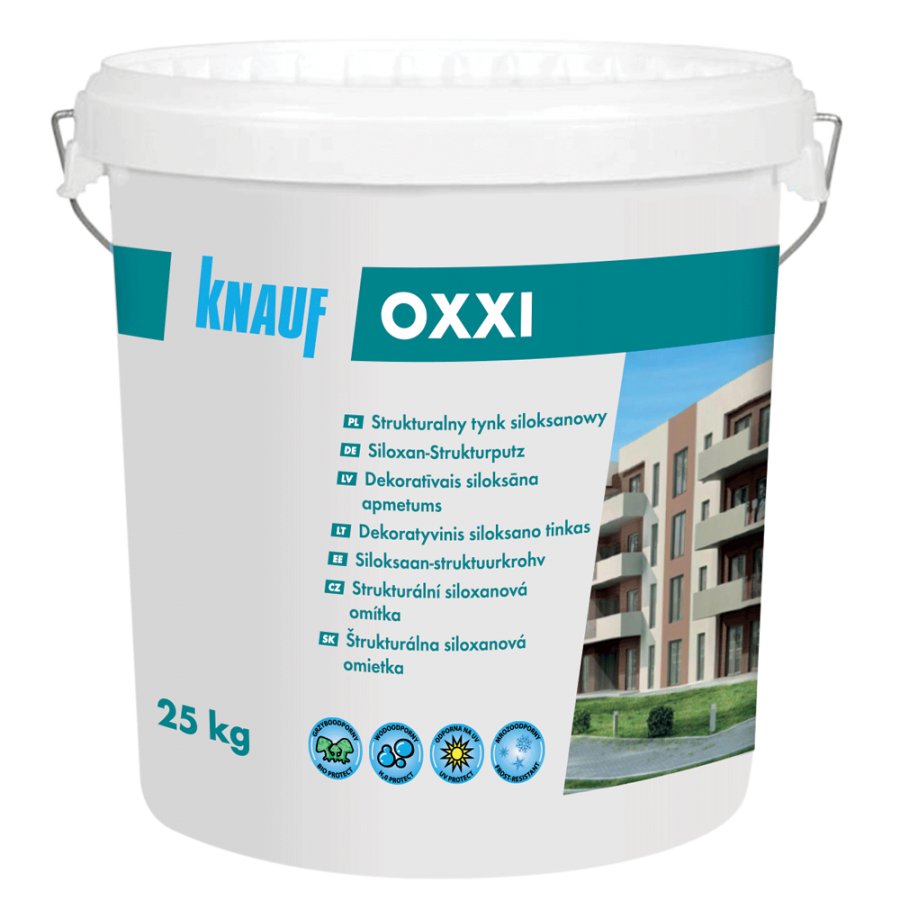 TYNK ELEWACYJNY KNAUF OXXI S + PROJEKT ELEWACJI