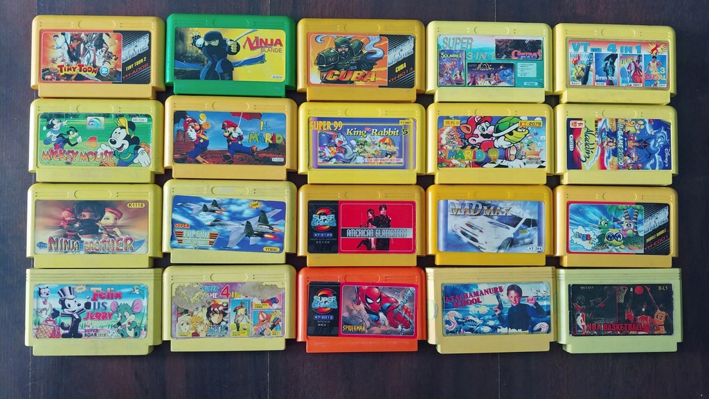 ZESTAW GIER PEGASUS GRY PEGAZUS PEGAZUZ RETRO NR 8