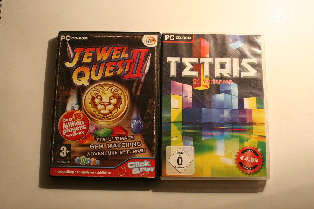 TETRIS PACK + JEWEL QUEST II // 2 GRY // RETRO PC