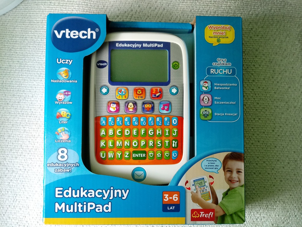 Vtech Edukacyjny Multipad Tablet Smartfon Nowy