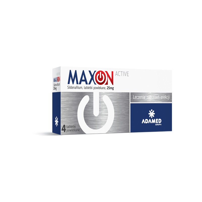 MAXON ACTIVE 25 mg tabletki powlekane, 4 szt.