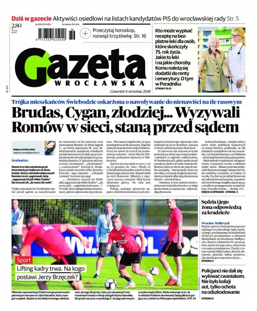 Gazeta Wrocławska 207/2018 (eprasa/pdf)