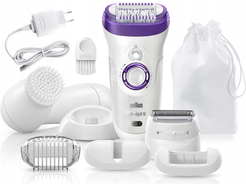 DEPILATOR BRAUN 9579 9-579 + SZCZOTECZKA DO TWARZY