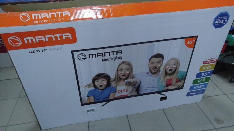 TELEWIZOR MANTA 55LUN57L @GW @OKAZJA @NAJTANIEJ !