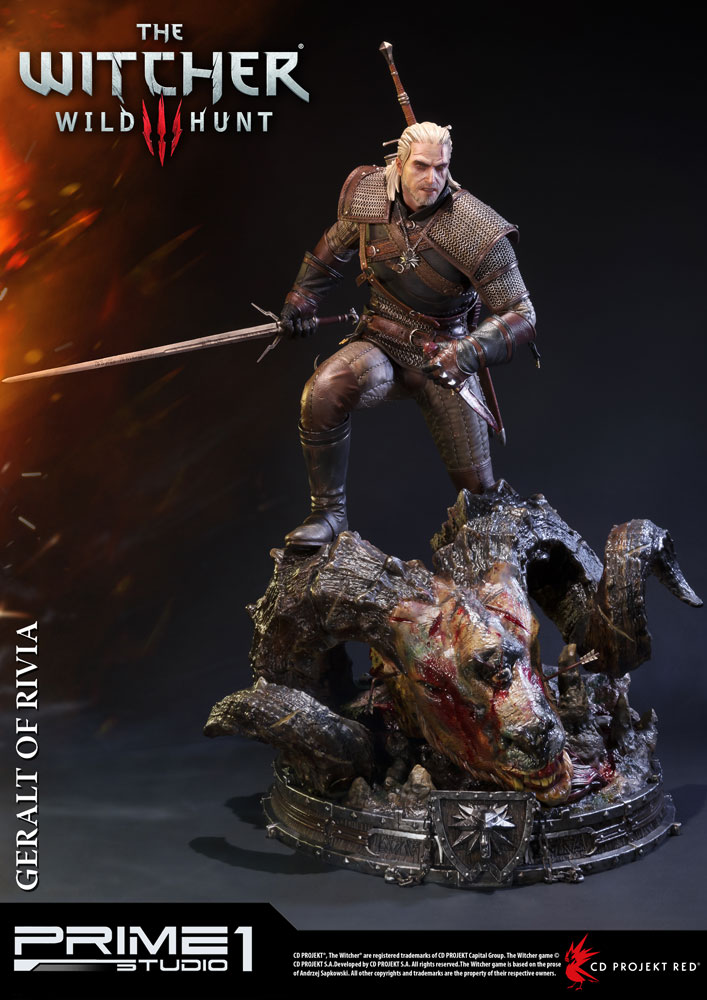 Figurka Prime1 Wiedźmin / Witcher 3 - Geralt 66 cm