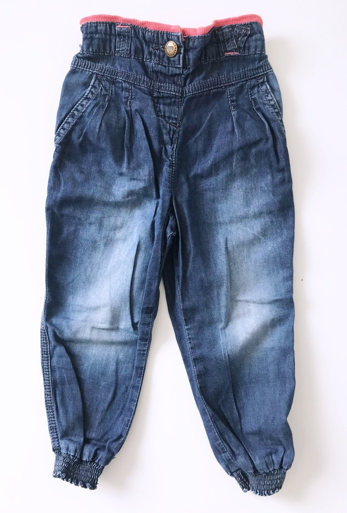 GEORGE spodnie 92/98 jeansowe pumpy joggery