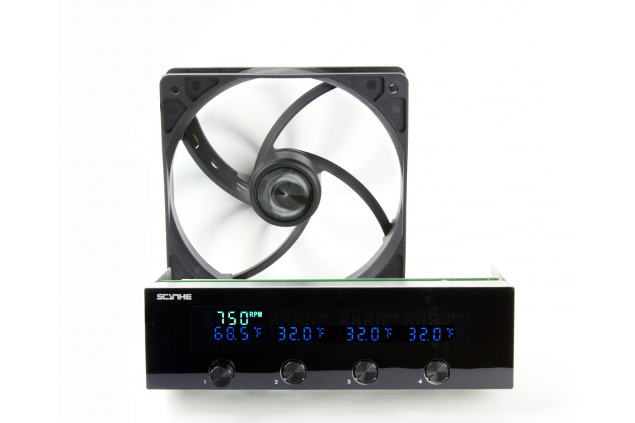 SCYTHE KAZE MASTER II REG4 WENT EKRAN VFD KM05-BK