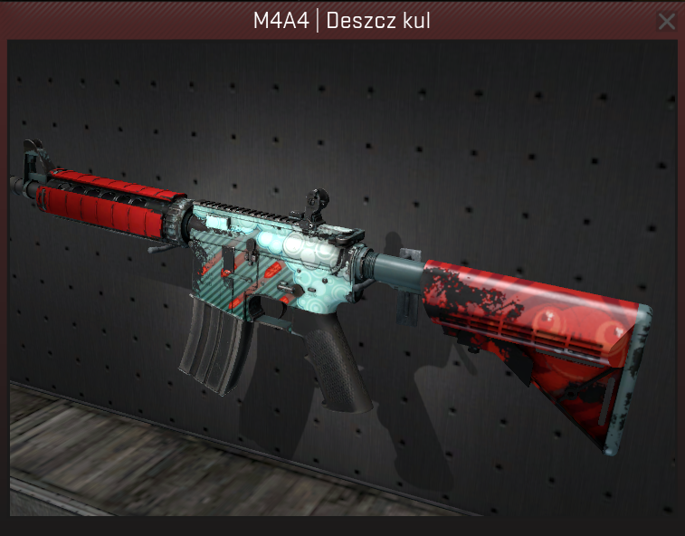 M4A4 DESZCZ KUL BULLET RAIN CS GO skin
