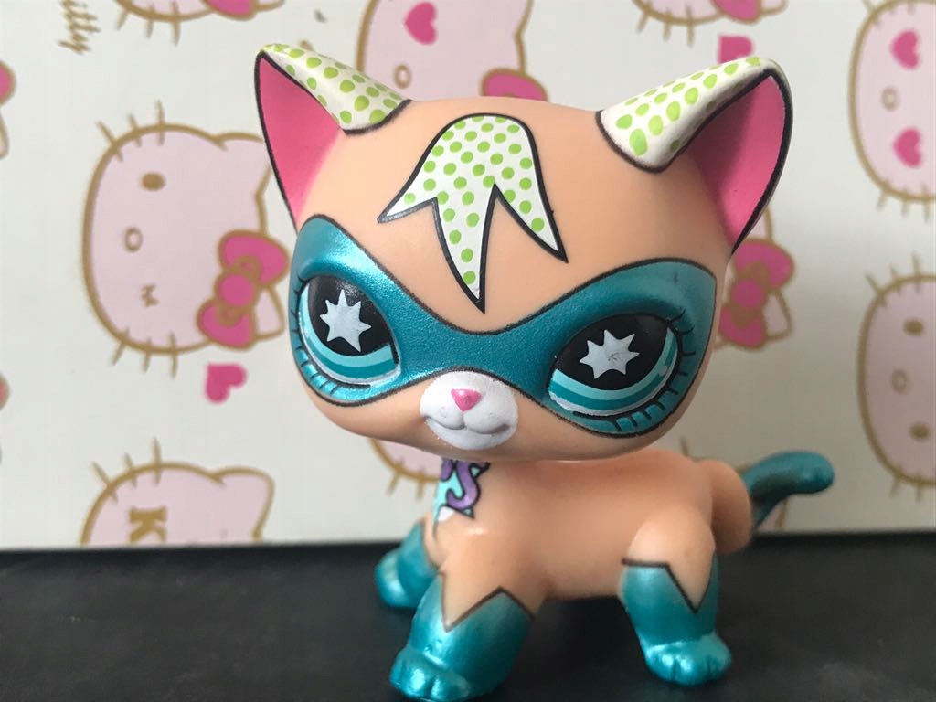 Littlest Pet Shop Comic Con Kitty Shorthair Unikat 7608820576 Oficjalne Archiwum Allegro