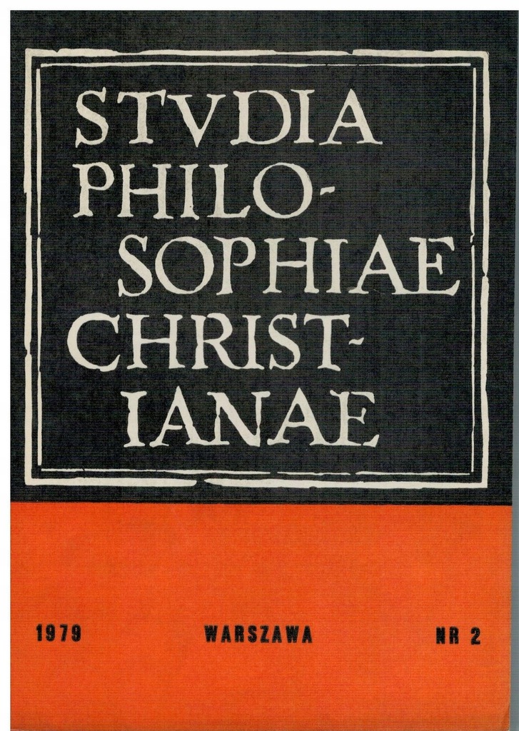 Studia Philosophiae Christianae 2/1979 Sartre