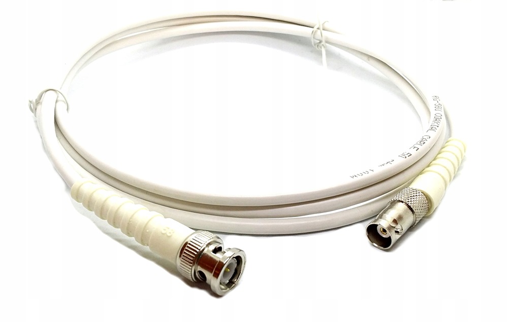 Kabel przyłącze BNC wtyk na gniazdo 50OHM RG58 2m