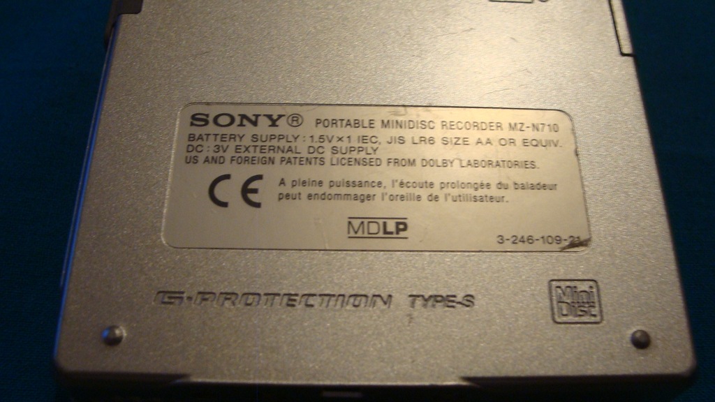 SONY MINIDISC mzn710 OKAZJA BCM ZOBACZ ! 7149130754 oficjalne archiwum Allegro