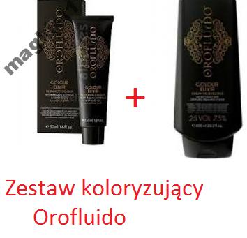 Orofluido farba do włosów bez amoniaku 50ml ZESTAW