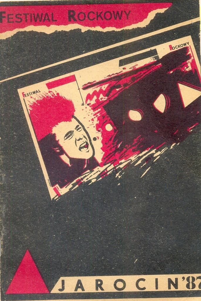 Festiwal Rockowy Jarocin 1987 program festiwalowy