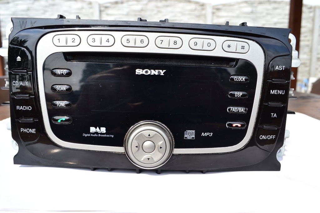 Radio Sony CD Ford Mondeo Kuga Focus S Max 7338168087