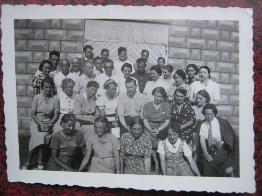 BIAŁOBRZEGI K / AUGUSTOWA, KURS - SPOŁEM - 1938.
