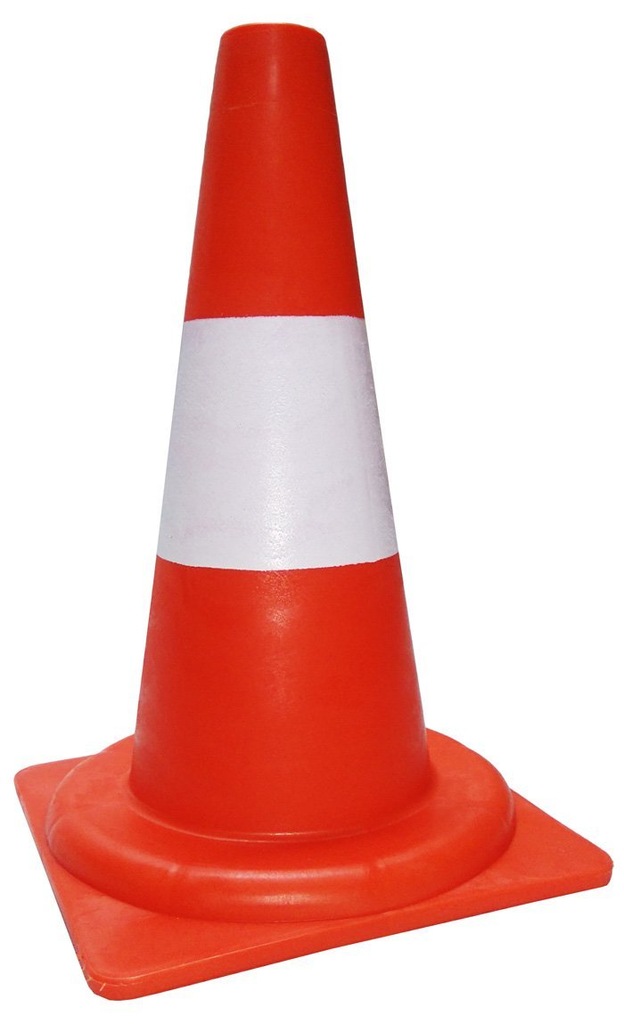 PACHOŁEK SŁUPEK DROGOWY OSTRZEGAWCZY 30cm TANI