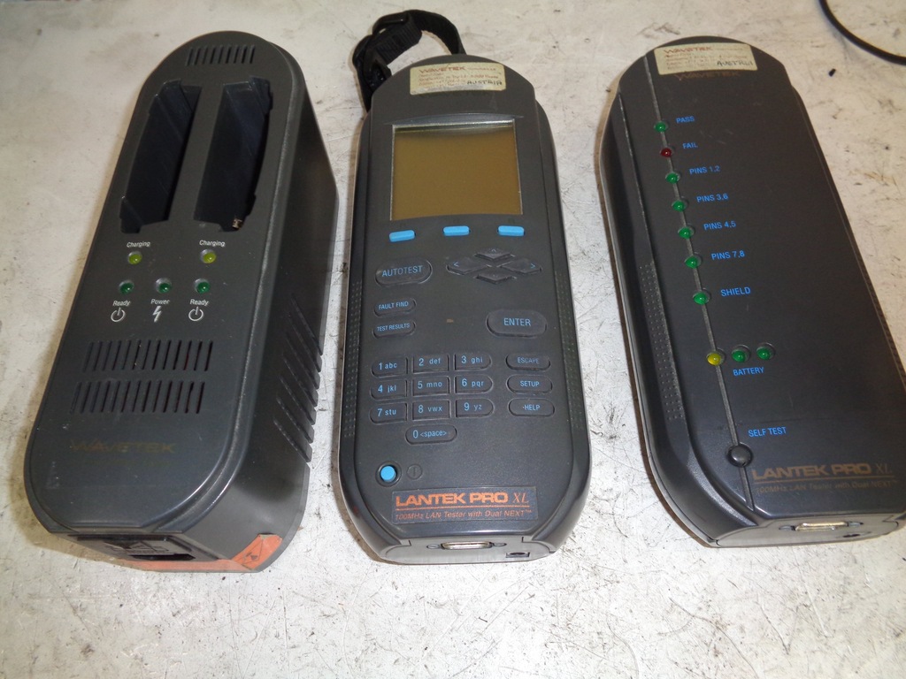 WAVETEK LANTEK PRO XL 100MHZ LAN TESTER + ładowark