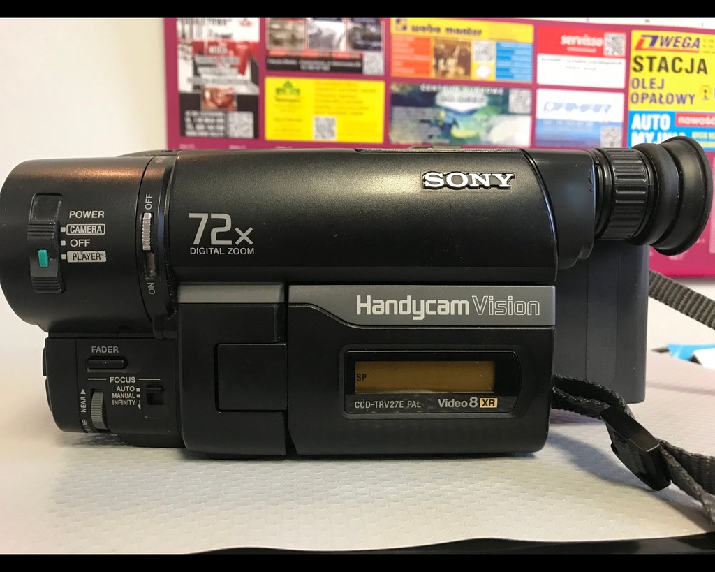 KAMERA SONY CCD-TRV27E PAL VIDEO8 XR HI8 KOMPLET 7247147675