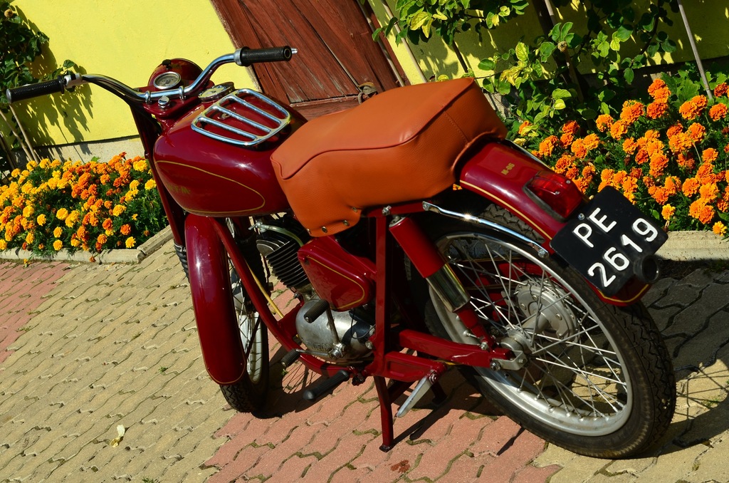 Motocykl WFM 125, rok produkcji 1958