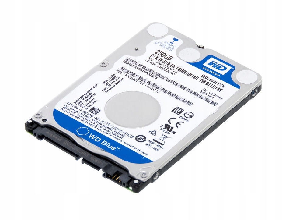 Dysk do laptopa WD Blue 250B WD2500LPCX SLIM 16MB - 7527901807 ...