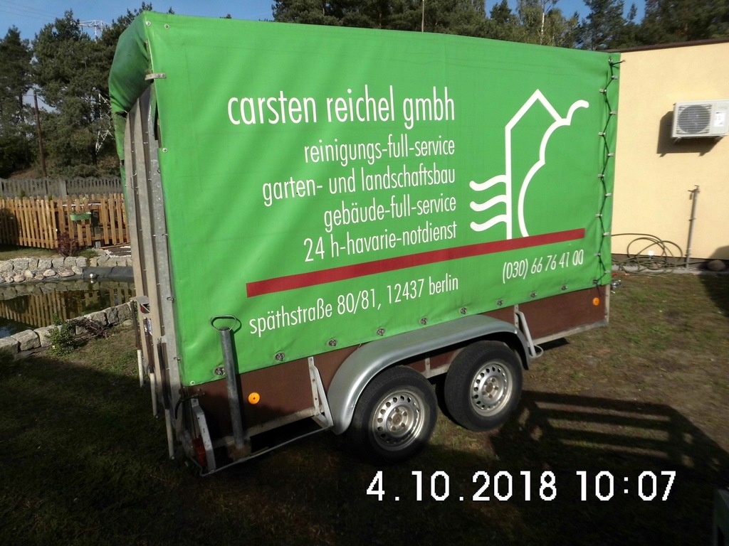 Przyczepa 320x160x200 z szerokim najazdem