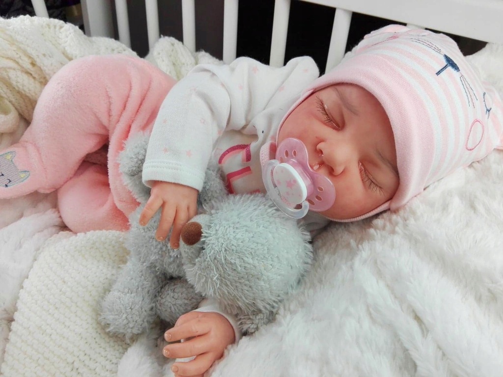 ELIZA, lalka REBORN, prawdziwe niemowlę, 50 cm