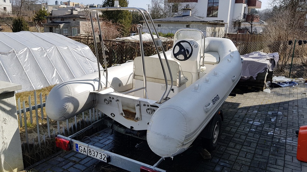 RIB łódź hybrydowa ponton BRIG FALCON 500L VAT 23%