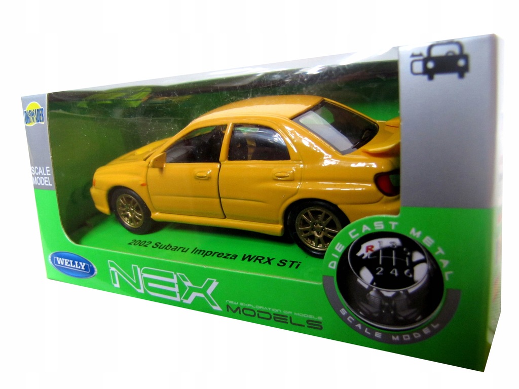 SAMOCHÓD SUBARU IMPREZA WRX STi RESORAK WELLY NEX
