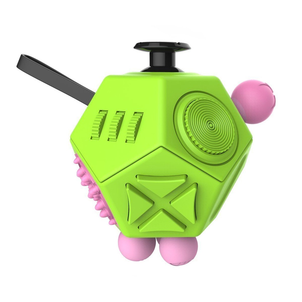 Fidget Cube 12 ścian kostka antystresowa zabawka