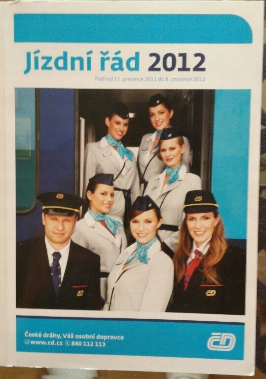 Czeski rozkład jazdy pociągów CESKE DRAHY 2012
