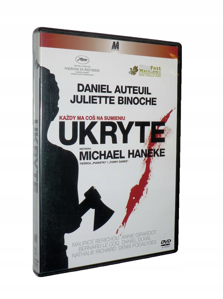DVD - UKRYTE (2005) - Daniel Auteuil polski lektor