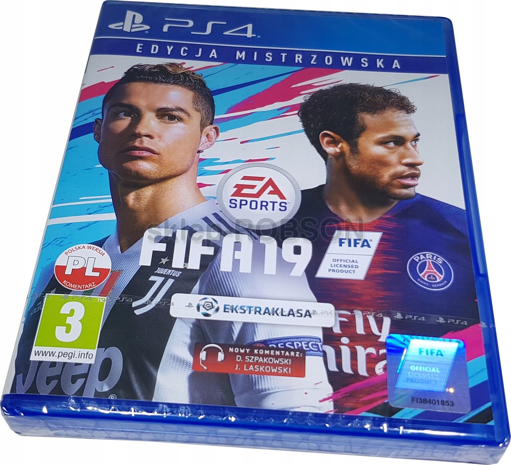 FIFA 19 EDYCJA MISTRZOWSKA PL PS4 NOWA PLAYSTATION