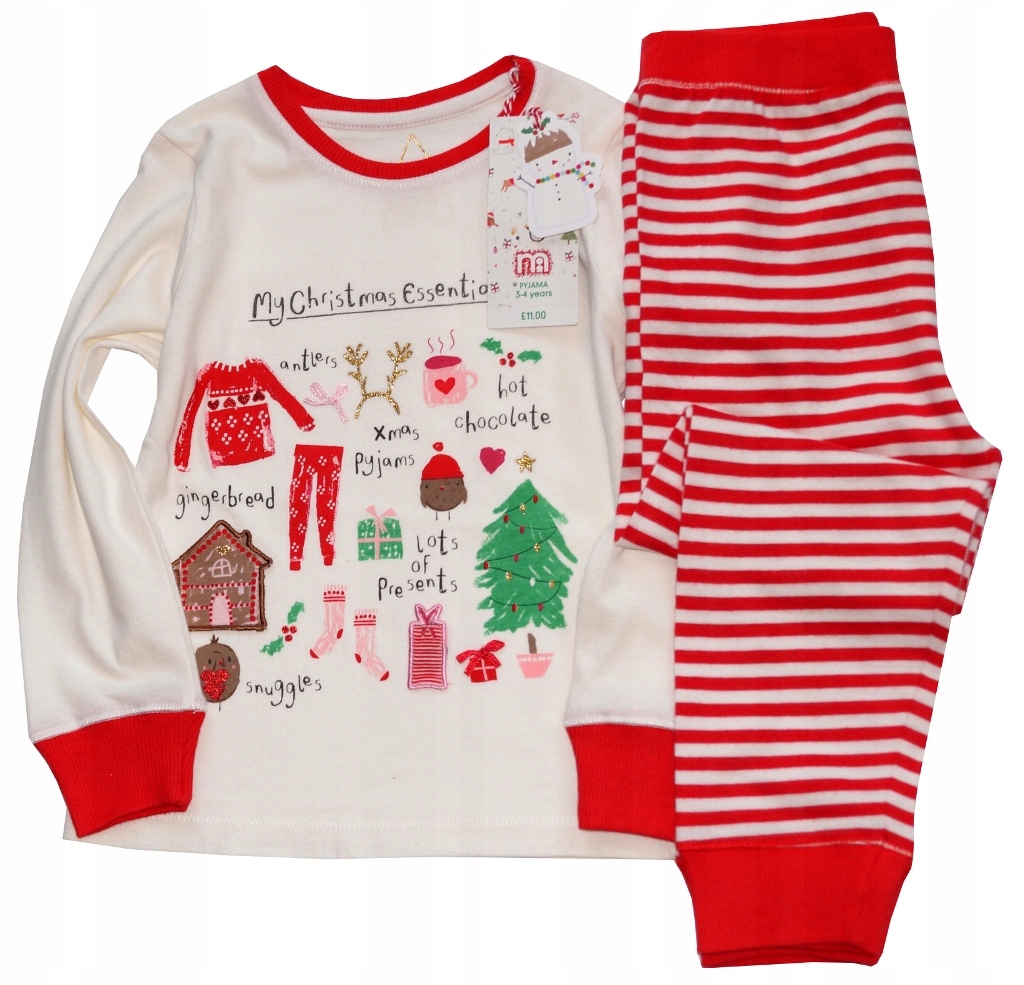 MOTHERCARE świąteczna piżamka NEW 116