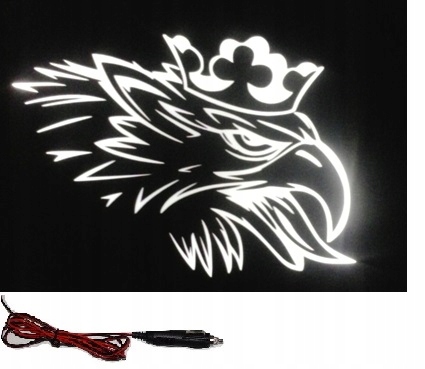 Tablica LED orzeł Tir Bus świecąca z Grafiką 50cm