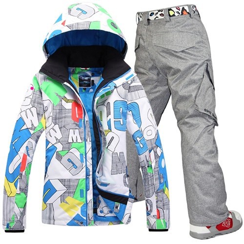 KOMPLET SNOWBOARDOWY, MĘSKI, MŁODZIEŻOWY