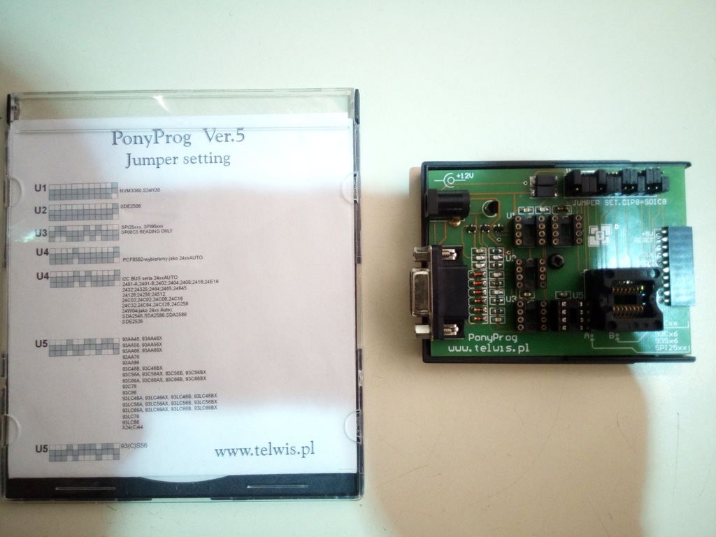 Programator PonyProg Telwis eeprom