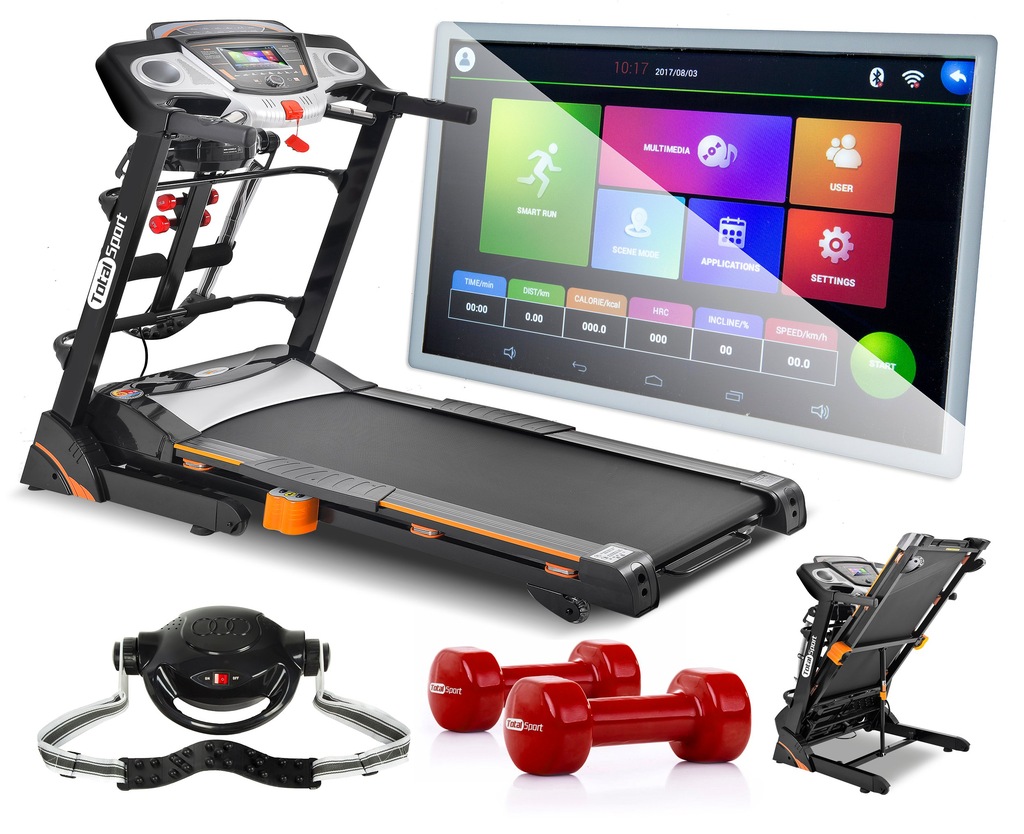 BIEŻNIA ELEKTRYCZNA TOTAL SPORT 19KM/H 130KG 6860M