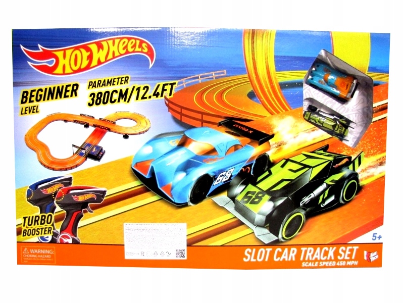 TOR HOT WHEELS 380cm+2 AUTA ZDALNIE STEROWANE 53el
