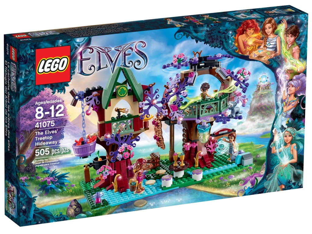 LEGO ELVES ELFY 41075 KRYJÓWKA ELFÓW NA DRZEWIE