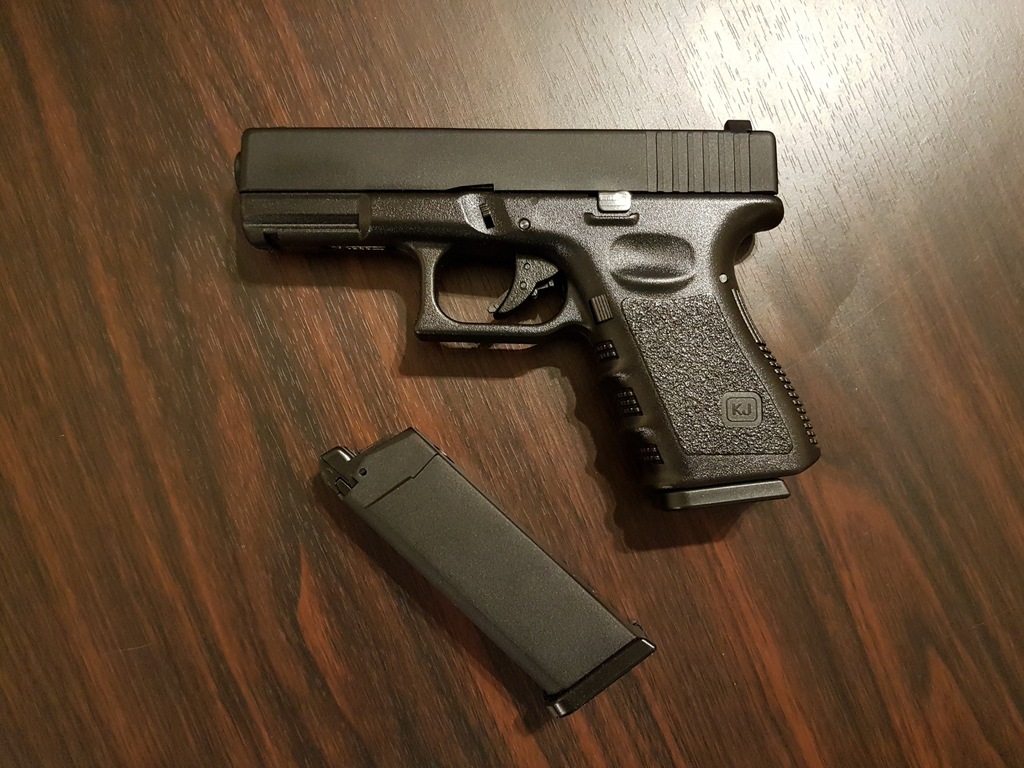 Pistolet ASG glock G-23 green gas KJW