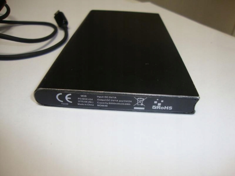 POWERBANK ROHS 8000MAH - 7458200542 - oficjalne archiwum Allegro